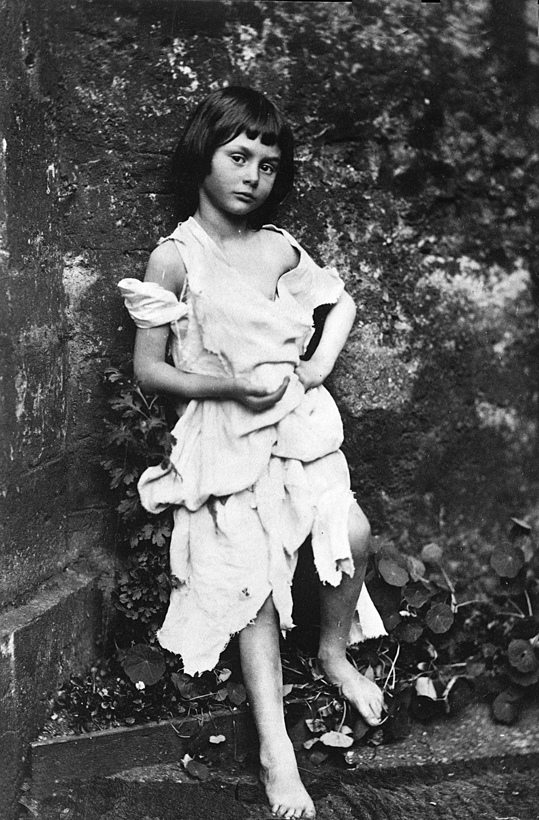 Alice Liddell as “The Beggar Maid,” c. 1859. Photograph by Lewis Carroll.