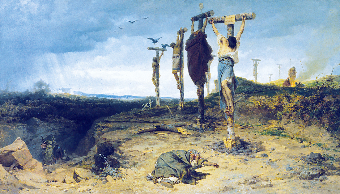 The Damned Field, by Fyodor Andreevich Bronnikov, 1878. Tretyakov Gallery, Moscow, Russia.