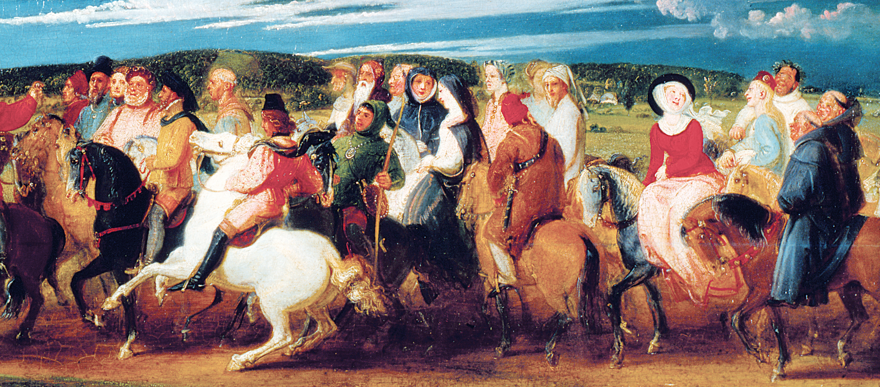 The Pilgrimage to Canterbury, by Thomas Stothard, c. 1806. Tate Britain, London.