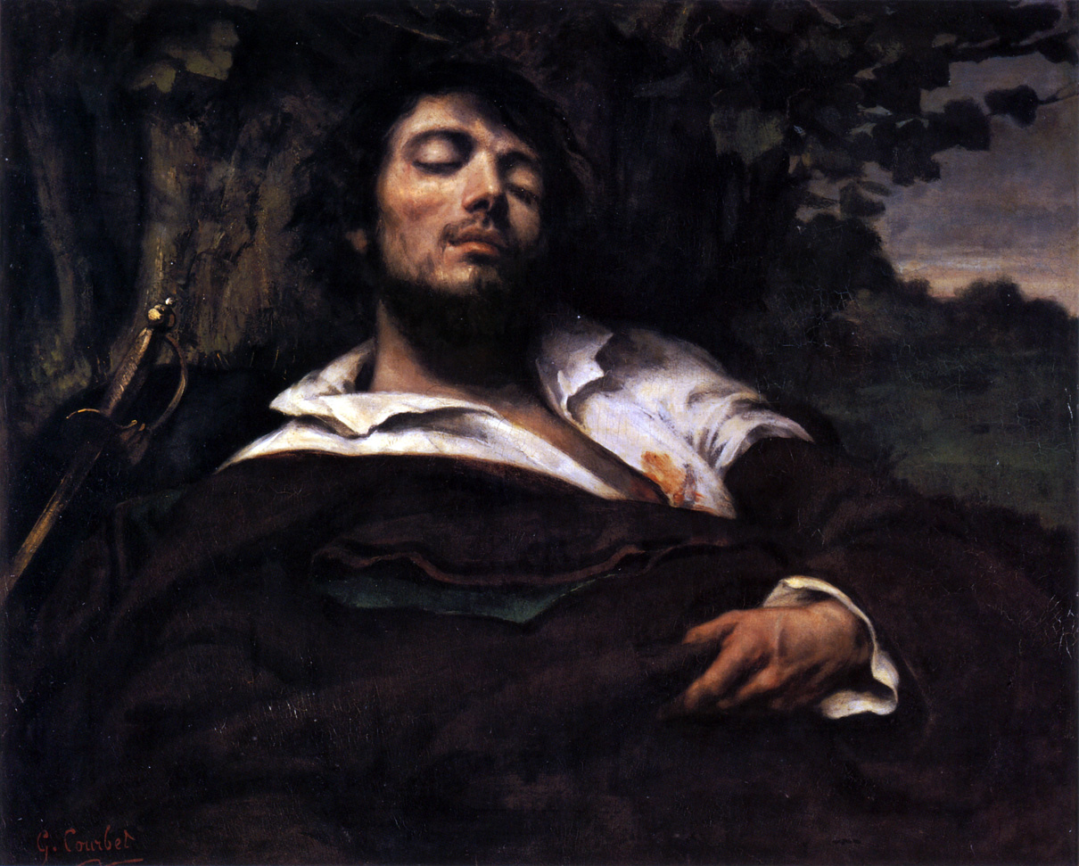 The Wounded Man, self-portrait by Gustave Courbet, c. 1844–1854. Musée d'Orsay, Paris, France.