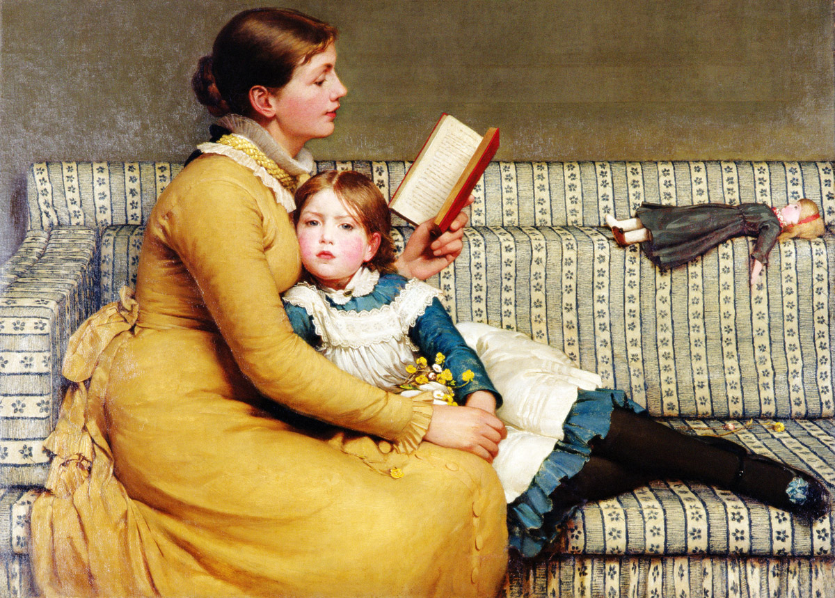 Alice in Wonderland, by George Dunlop Leslie, c. 1879. © Royal Pavilion Libraries & Museums, Brighton & Hove/The Bridgeman Art Library International.