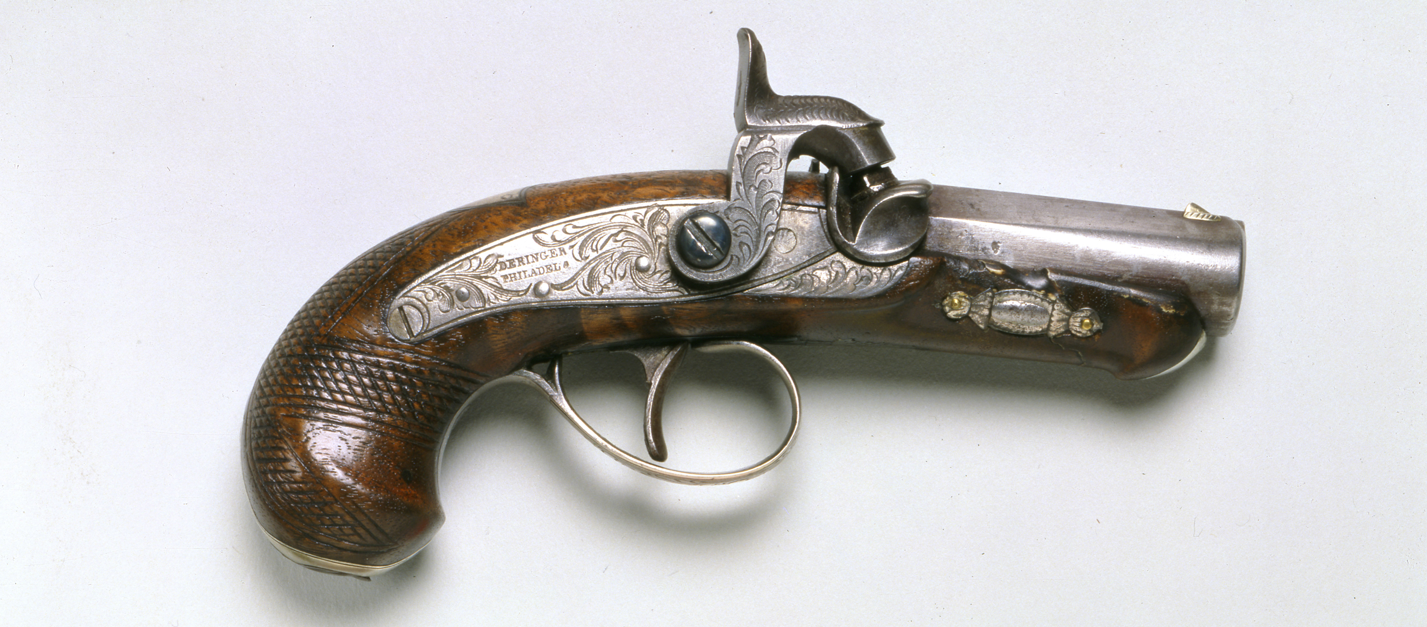 Derringer pistol used by John Wilkes Booth to assassinate President Abraham Lincoln