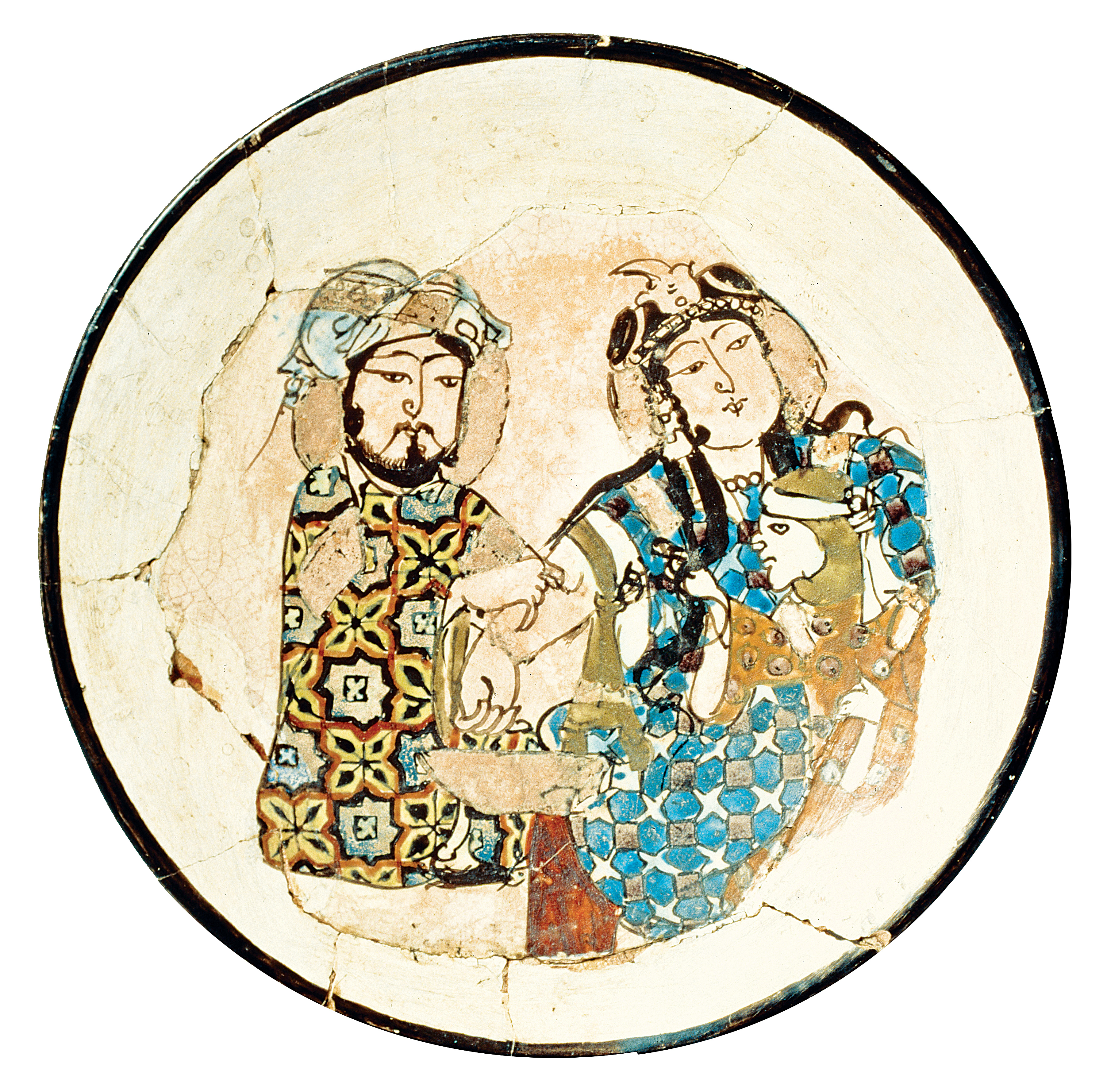 Ceramic bowl depicting a bloodletting, Iran, thirteenth century. Islamic Art Museum, Pergamon Museum, Berlin, Germany.