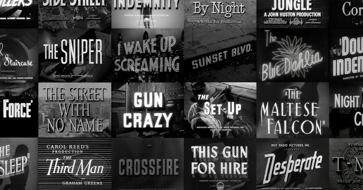 Essay about film noir