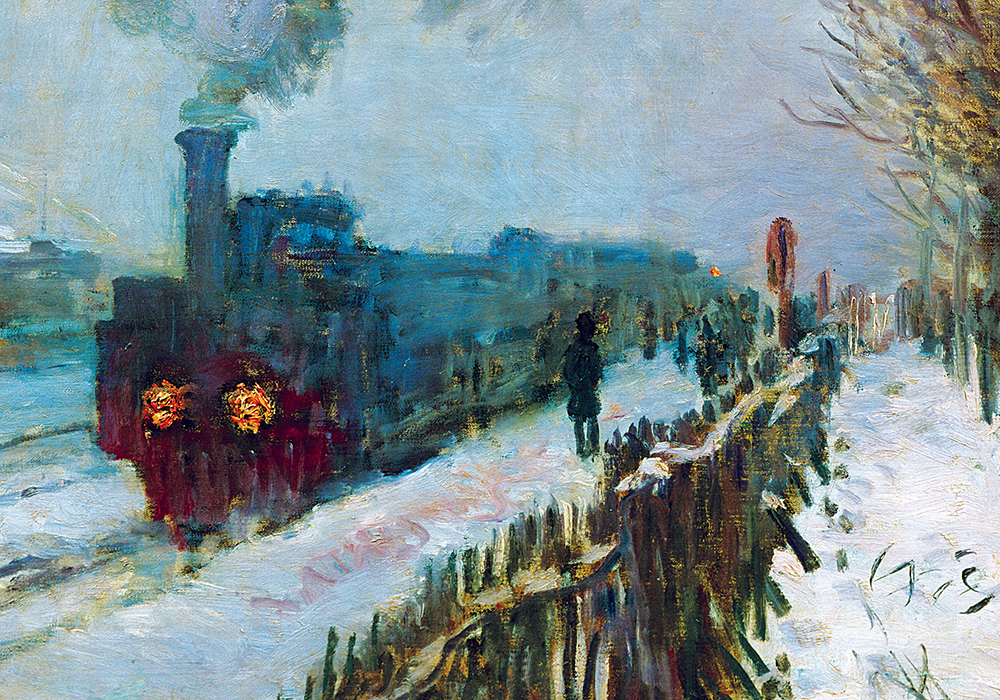 “Train in the Snow,” by Claude Monet, 1875. Musée Marmottan Monet, Paris, France.