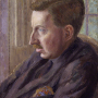 Portrait of E.M. Forster by Dora Carrington.